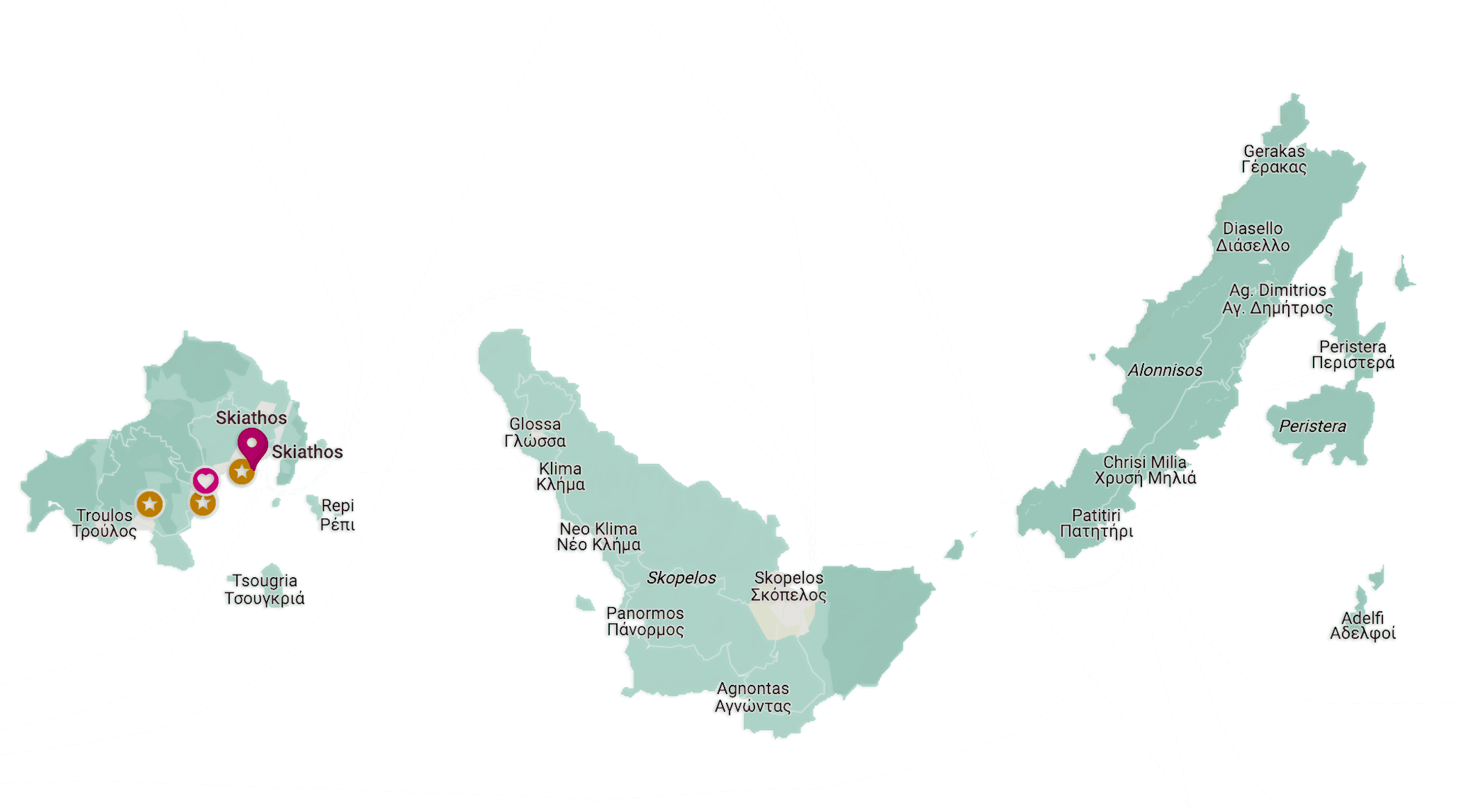 Private Boat trips in Skiathos